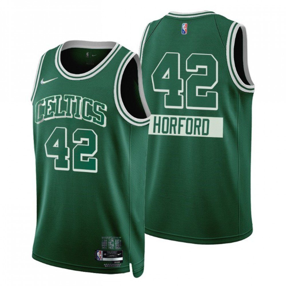 Men's Boston Celtics Al Horford #42 Green 2021/22 Swingman NBA Jersey - City Edition-Pro Kit Vault | Brand New 26/27 Sports Jerseys